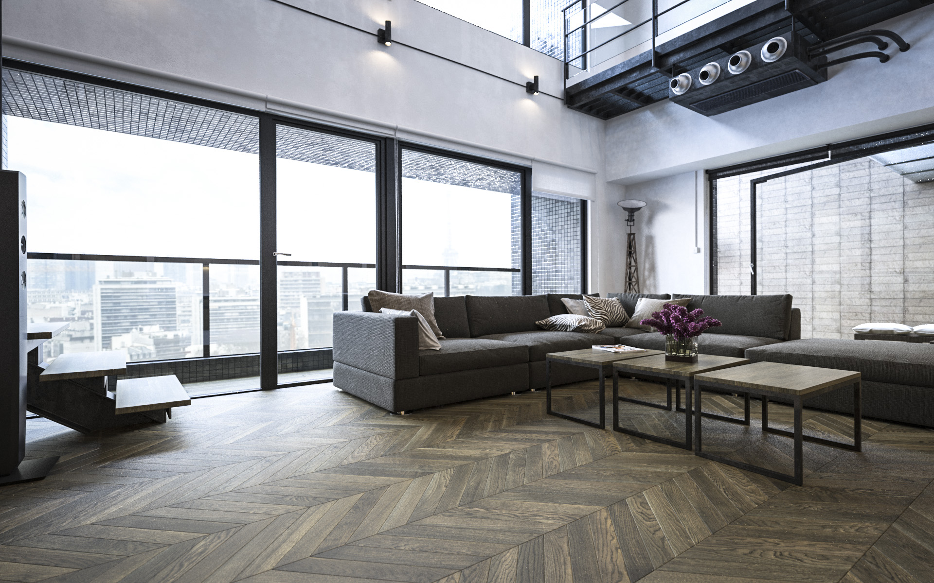 Jawor Parkiet FP_Dab_Color_Nero_Chevron45_bl